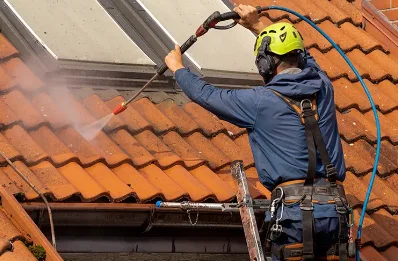 Démoussage et hydrofuge de toiture à Ferrières-Haut-Clocher